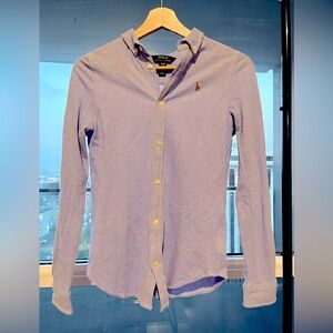 NEW Ralph Lauren Knit Cotton Shirt (Big Kid-Girls)